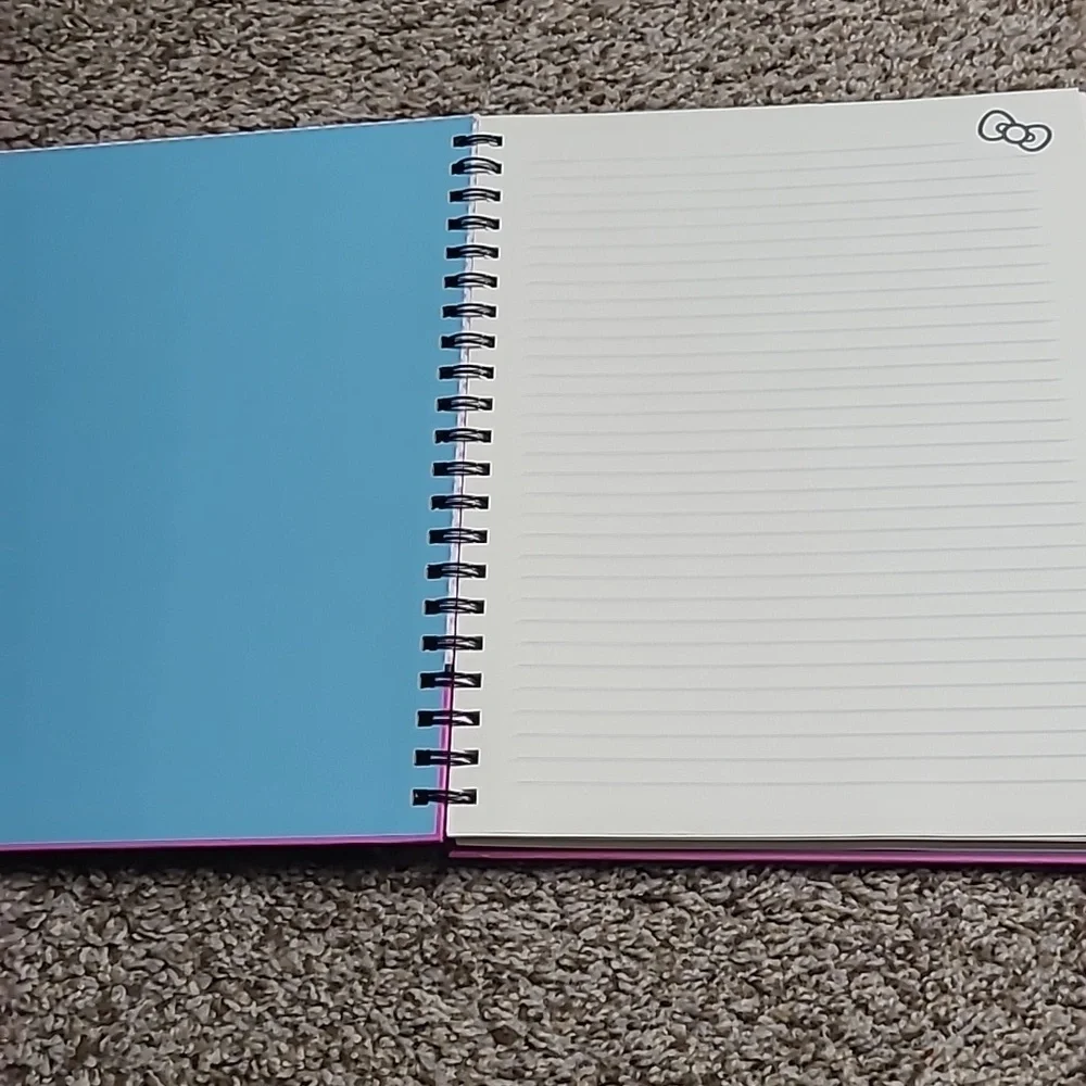 Hello Kitty Pink Polka Dot Spiral Notebook